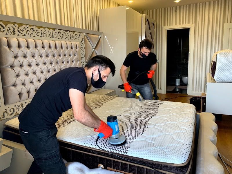 Sofa Clean before and after cleaning result